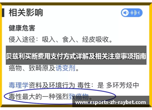 贝兹利买断费用支付方式详解及相关注意事项指南 贝兹利买断费用支付方式详解及相关注意事项指南