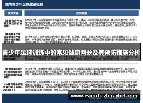 青少年足球训练中的常见健康问题及其预防措施分析